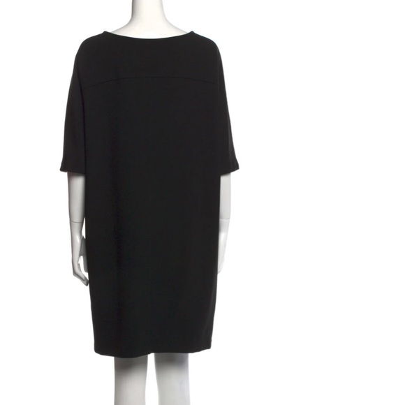 HATCH Maternity Shift Mini Short Dress Black Boat Neckline size 0 - Picture 3 of 11